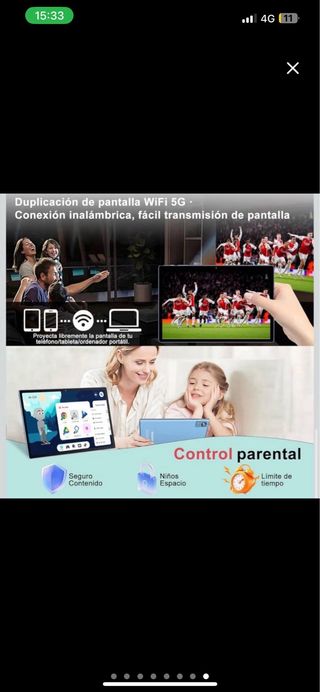 NUEVA Tablet Android 15 10 30GB RAM+128GB ROM