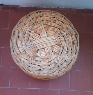 Cesto Mimbre Grande Vintage