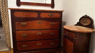 Conjunto Muebles Dormitorio Madera Maciza