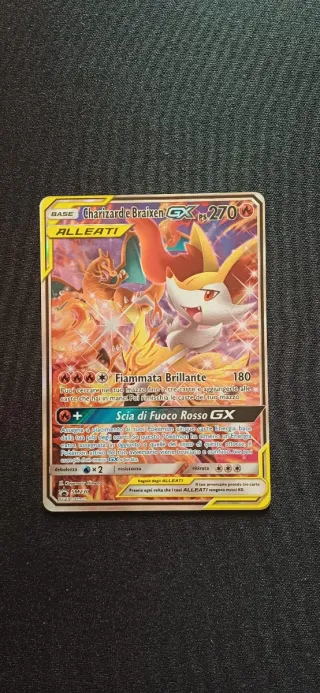 Pokemon alleati Charizard e braixen sm230 promo so