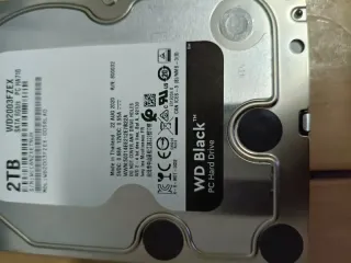 Disco Duro WD Black 2TB SATA3 7200rpm