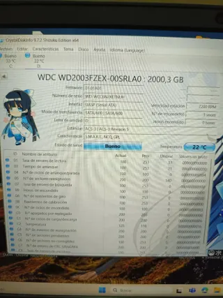 Disco Duro WD Black 2TB SATA3 7200rpm