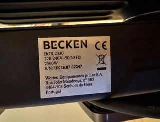 Radiador eléctrico Becken 2500W 11 Elementos