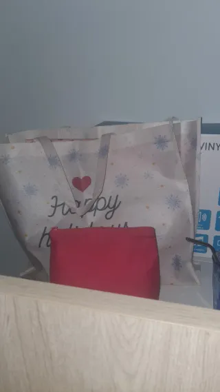 Bolsa de regalo Happy Holidays