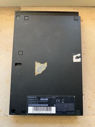 PlayStation 2 Slim Sony Nera Testata