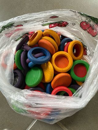 Anillas grapat de madera