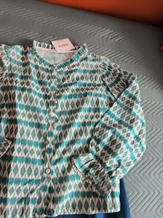 Conjunto Camisa y Falda Vaquera