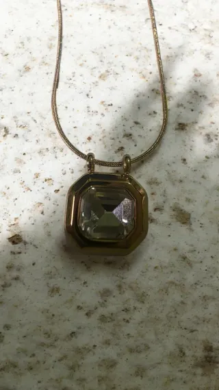 Colgante Lolita Oro Circonita Octogonal