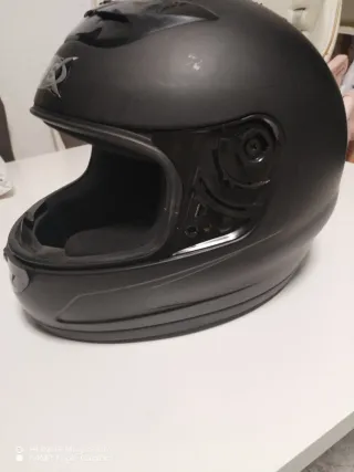 Casco de moto JB'S negro Y Casco HELIX VINTAGE