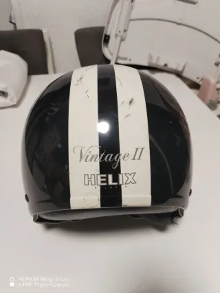 Casco de moto JB'S negro Y Casco HELIX VINTAGE