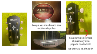 Guitarra Yamaha APX T2 Negra