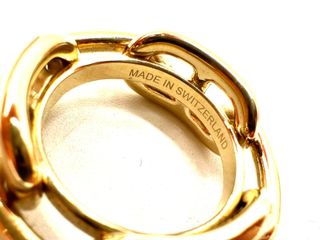 Anello foulard Hermès Dorato