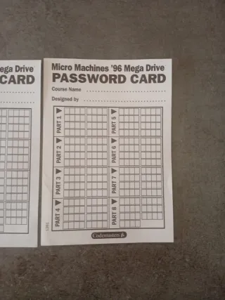 Micro Machines Turbo Tournament '96 Mega Drive