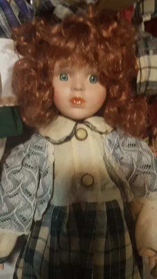 Conjunto 4 Muñecas Porcelana Vestidos