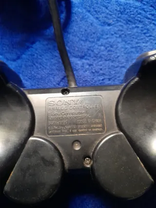 Mando PS2 Original PlayStation Negro