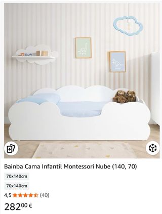 Cama infantil 90 nube junior