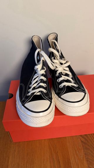 Converse Chuck 70 HI Negro Ancho Especial