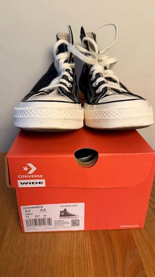 Converse Chuck 70 HI Negro Ancho Especial