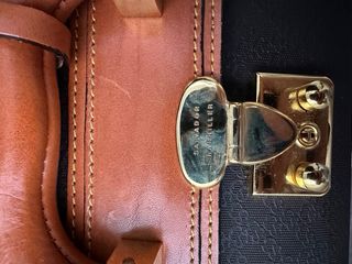 Maletín Salvador Bachiller Negro y Marrón de cuero