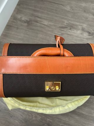 Maletín Salvador Bachiller Negro y Marrón de cuero