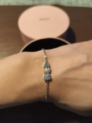 Pulsera Tous Plata Oso Luna Corazón