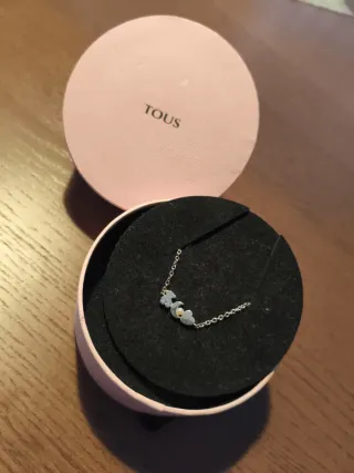 Pulsera Tous Plata Oso Luna Corazón