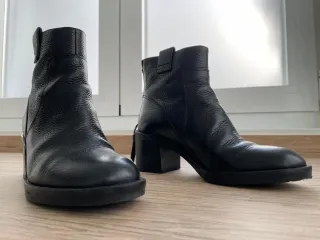 Botines Geox Piel Negro Talla 37