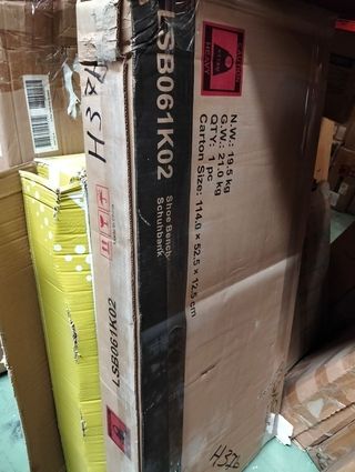 Baúl Banco Almacenaje 40 x 100 x 46 cm Greige Brez