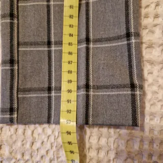 Pantalón de vestir cuadros gris Talla M