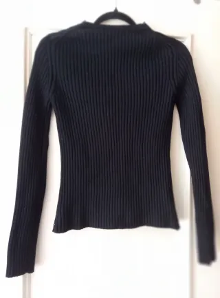 Top Lana Negro T M-L Zara Premium