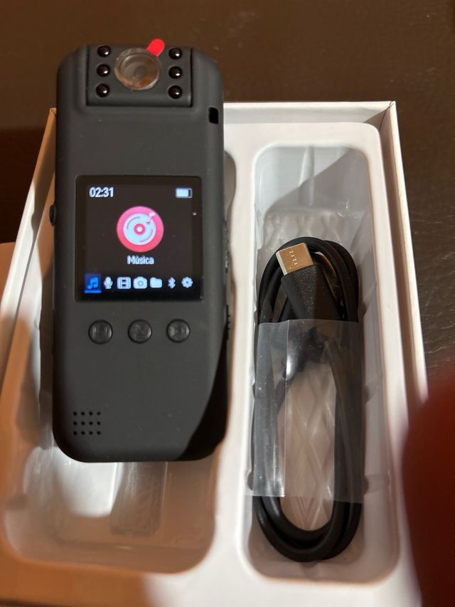 Cámara Portátil 2K 4MP Corporal