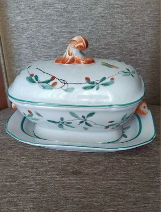 Terrina Vista Alegre Mottahedeh Famille Verte