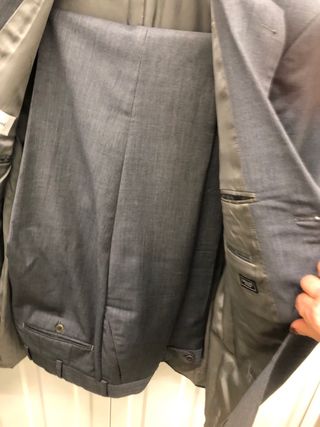 Traje azul grisáceo Cacharel