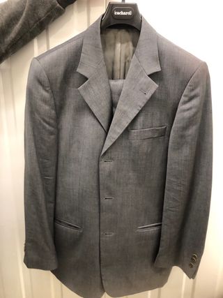 Traje azul grisáceo Cacharel