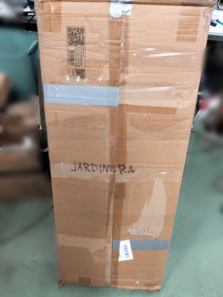 Jardinera elevada AREBOS de metal con ruedas | Huerto móvil 75 L