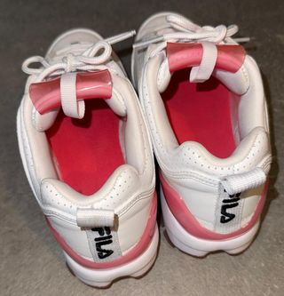 Fila Disruptor Premium Donna Bianco Rosa