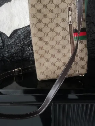 Bolso Bandolera Marrón Multicolor