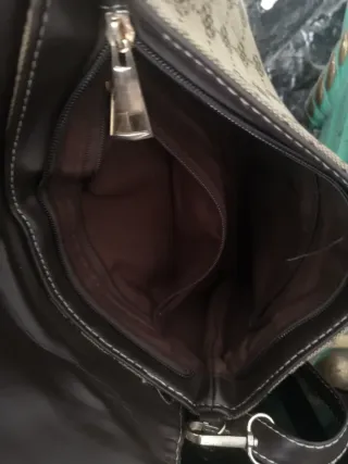 Bolso Bandolera Marrón Multicolor