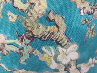 Conjunto de bolso y paraguas inspiración Van Gogh.