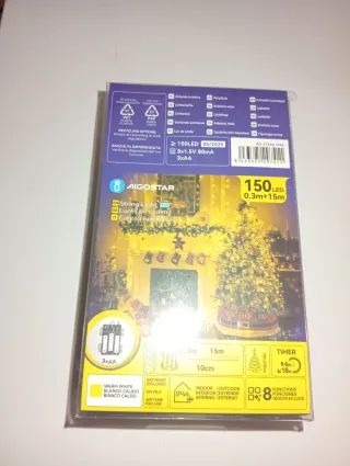 Luces LED Aigostar 150uds 15m + 0.3m
