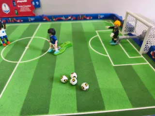 Futbolín Playmobil mundial Rusia 2018