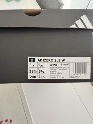 Adidas Adizero Evo SL 2 W Verde menta