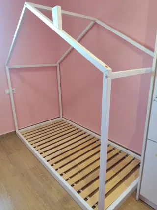 Cama Montessori Infantil Blanca