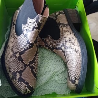 Botines Unisa Animal Print Talla 36. Piel.