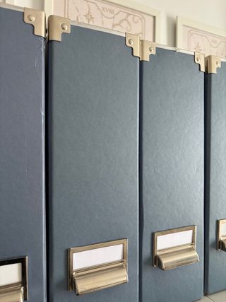 Archivadores Revisteros Azules Ikea (Pack 6)