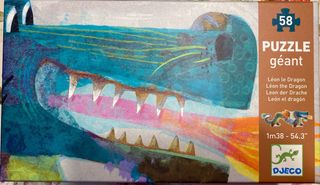 Puzzle Gigante Djeco Léon le Dragon 58 piezas