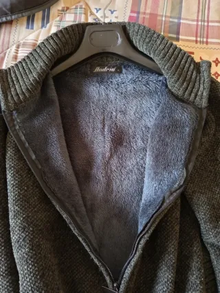 Jersey Cardigan Gris Hombre