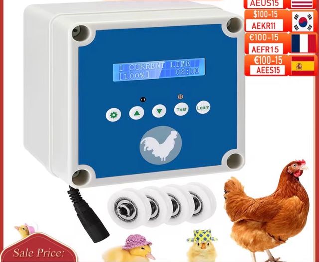 Abridor Automático Puerta Gallinero