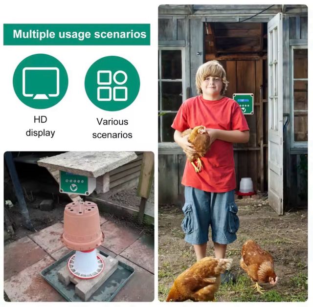 Abridor Automático Puerta Gallinero