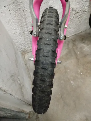 Bici niña 16 rosa fucsia